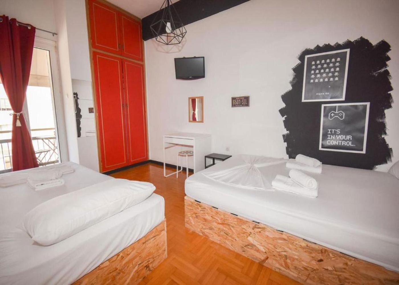 Athens 24-Hours Hostel #Athensairport #Latecheck-In #Privatetransportservice #Groups #Downtown Markópoulon Extérieur photo